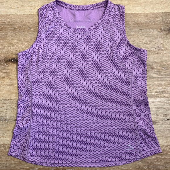 L.L. Bean Tops Ll Bean Purple Exercise Tank Top Womens Xl Reg